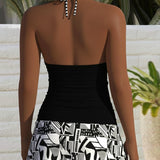 Macacão Peplum Deep-V