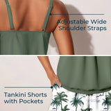 Tankini Tropical Impressão de Palmeira