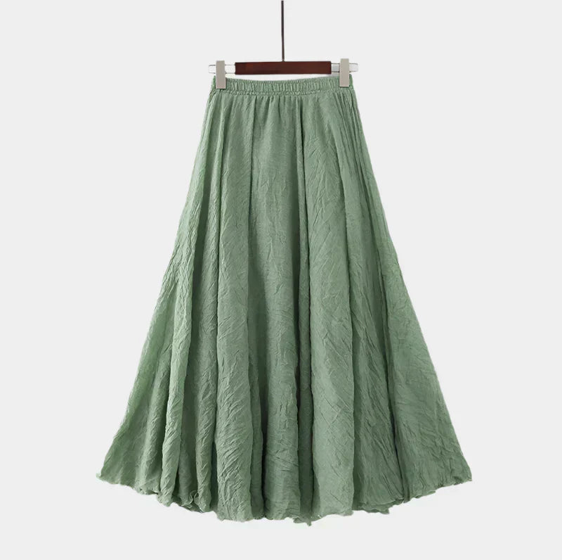 Saia Elegante de Cintura Alta