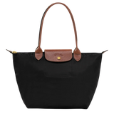 Longchamp - Tote Médio Le Pliage, Preto