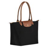 Longchamp - Tote Médio Le Pliage, Preto