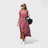 Lírio Rosa - Vestido Boho Chic