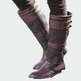 Botas de couro retro