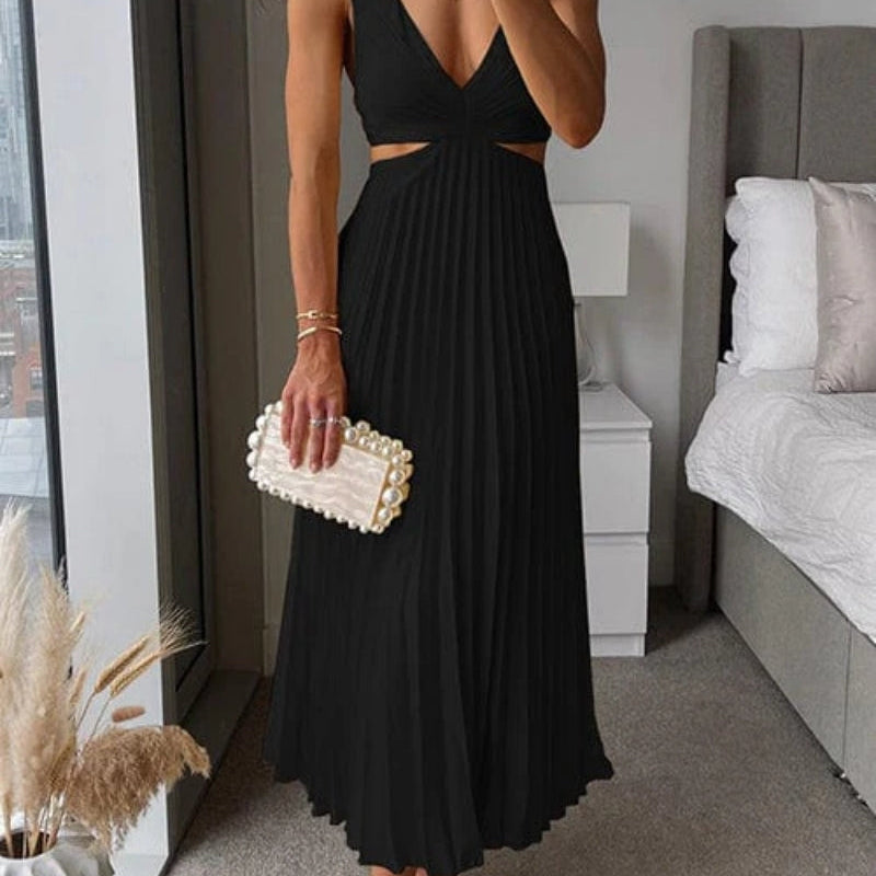 Abendkleid Damen elegantes Midikleid | Kleid Hochzeitsgast