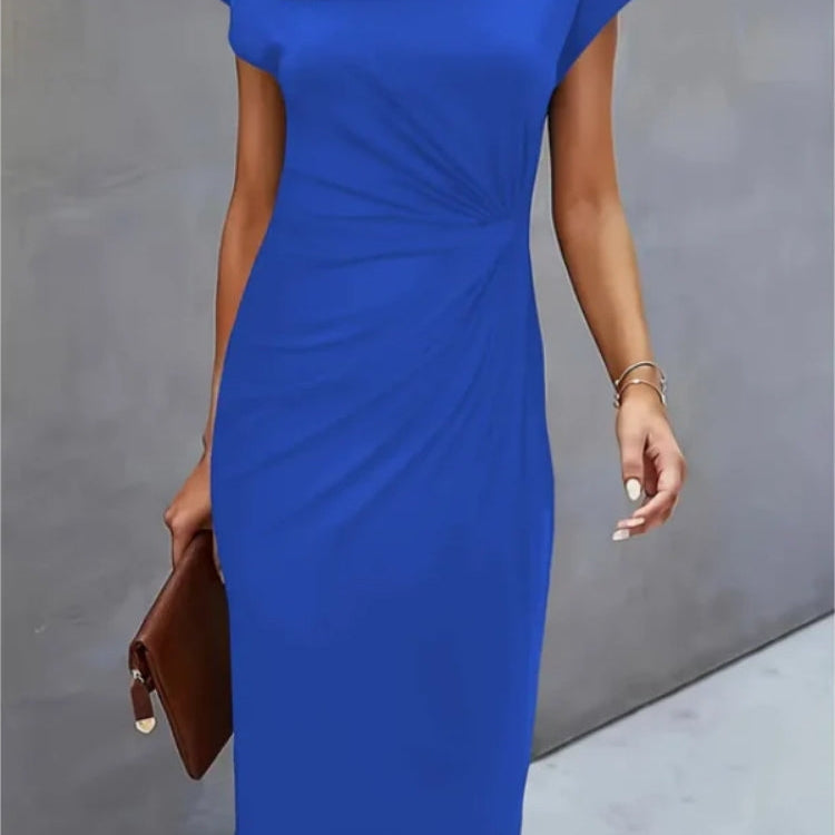 Daniela - Vestido Midi de Manga Curta