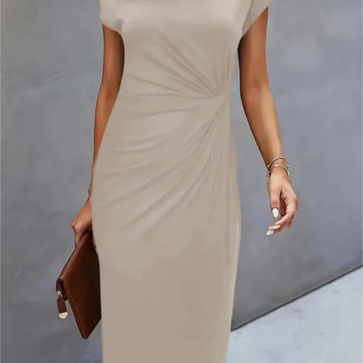 Daniela - Vestido Midi de Manga Curta