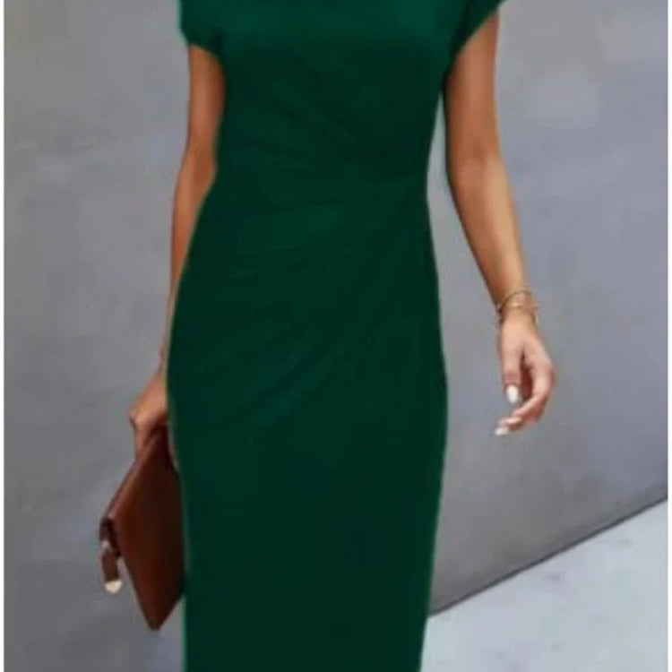 Daniela - Vestido Midi de Manga Curta