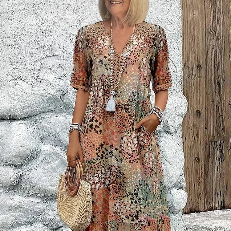 Lia - Vestido Feminino Midi