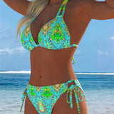 Biquíni Halter Colorido