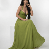 Cristina - Vestido Maxi Verdant